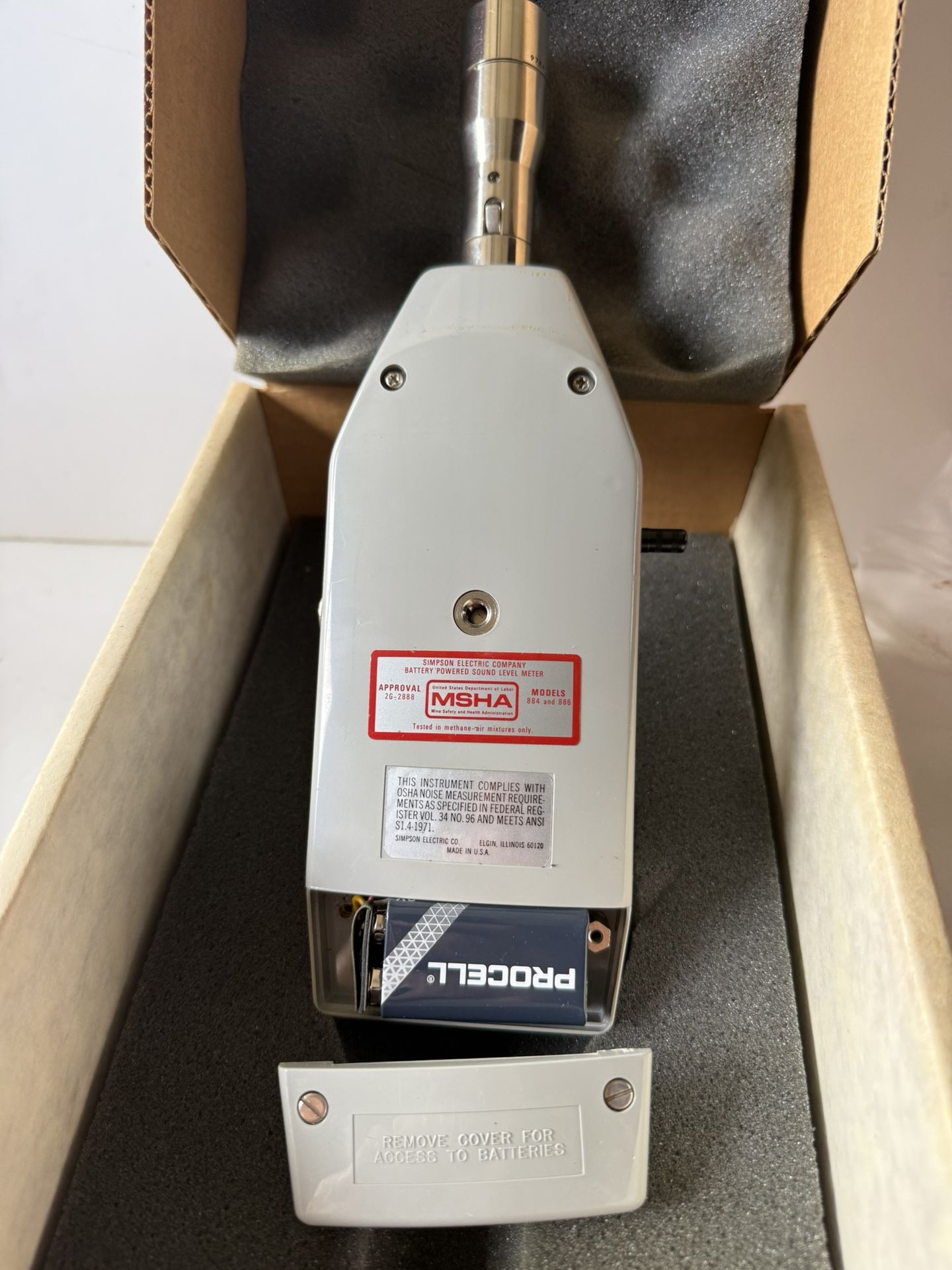 Simpson 886 Sound Level Meter w/ Original Box - photo 5