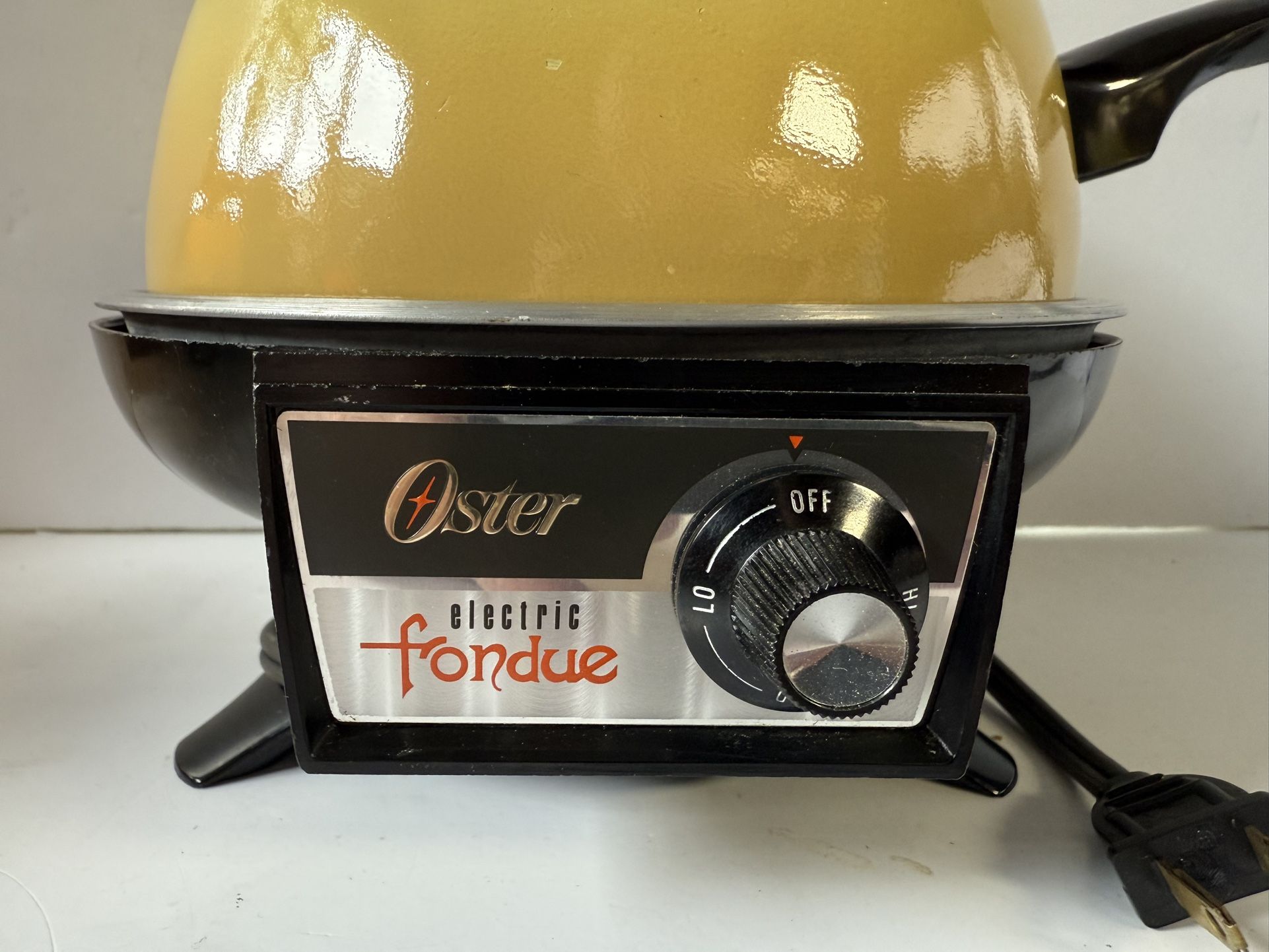 Vintage Oster Electric Fondue Set Model 701-01A Gold - photo 2