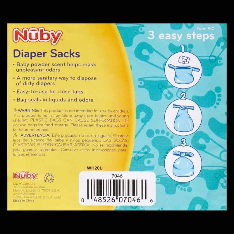 Nuby Diaper Bags, 300 Count - photo 2