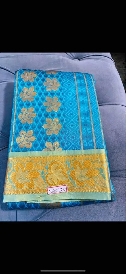 Beautiful 😍 kanchipuram saree brand new thumbnail