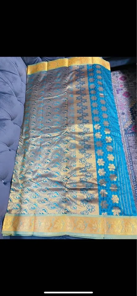 Beautiful 😍 kanchipuram saree brand new image indicator(3)