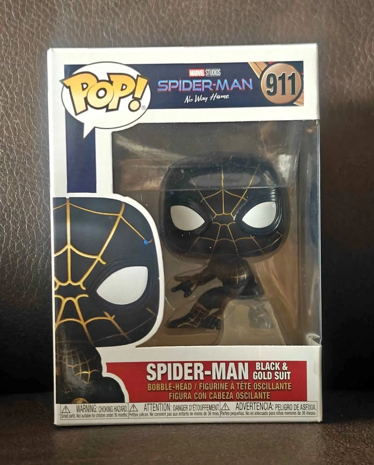 Funko Pop! Marvel - Spider-Man Black & Gold Suit #911