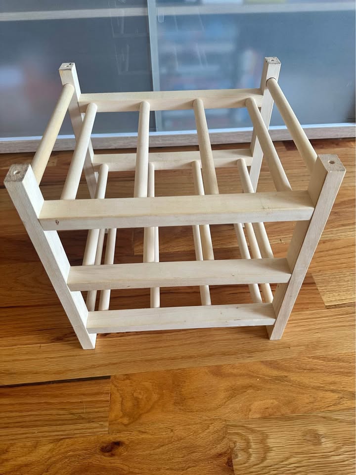Three Level Wooden Wine Rack - Need Gone! - photo 2