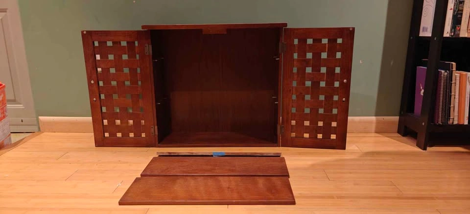 Wooden wall mount cabinet - photo 3