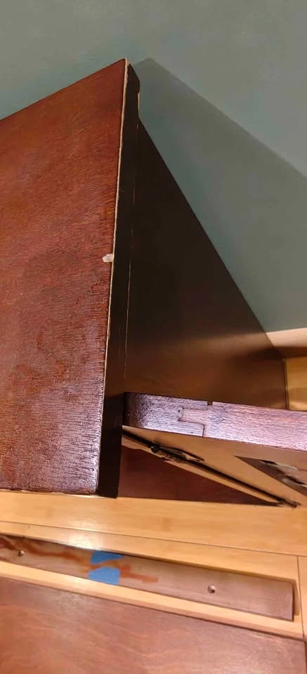 Wooden wall mount cabinet - photo 5
