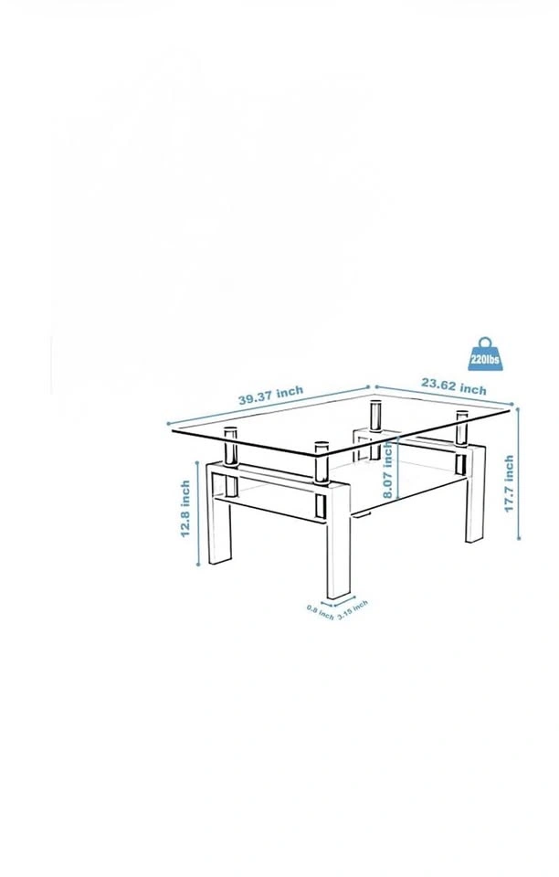 Glass Coffee Table - photo 3