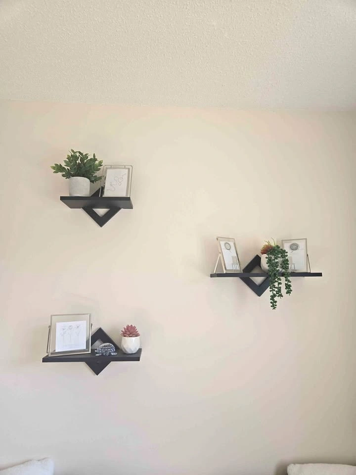 Black Floating Shelves