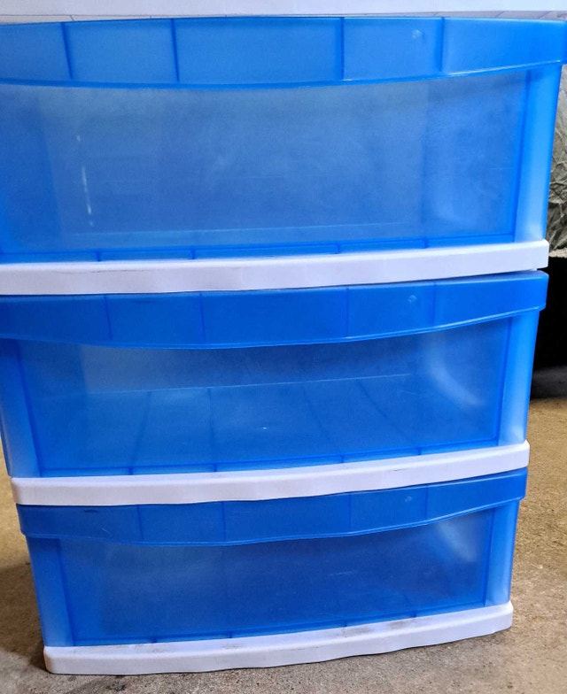 Plastic 3 Drawer Storage Unit - photo 2