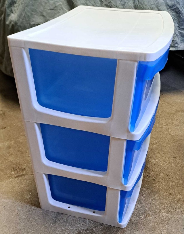 Plastic 3 Drawer Storage Unit - photo 3