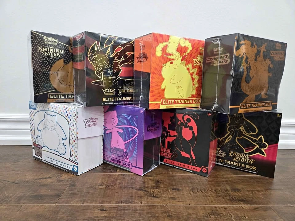 Sealed Pokemon Elite Trainer Boxes