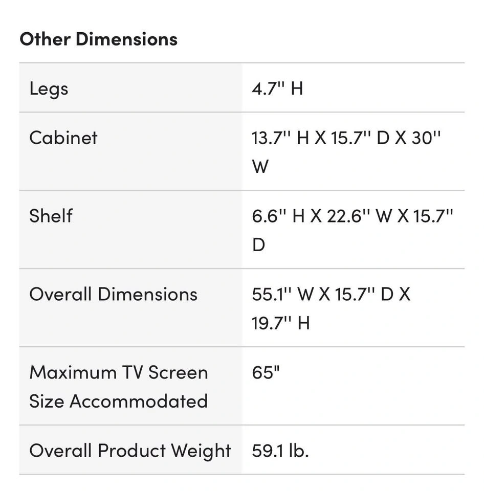 TV Stand from Wayfair - photo 3