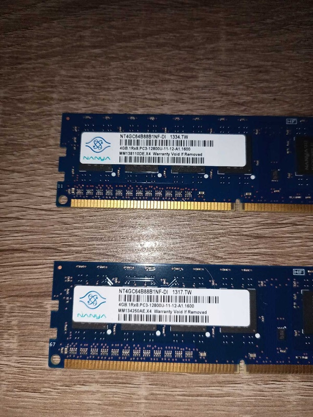 2x DDR3 4GB (8Gb Total) Ram - photo 2