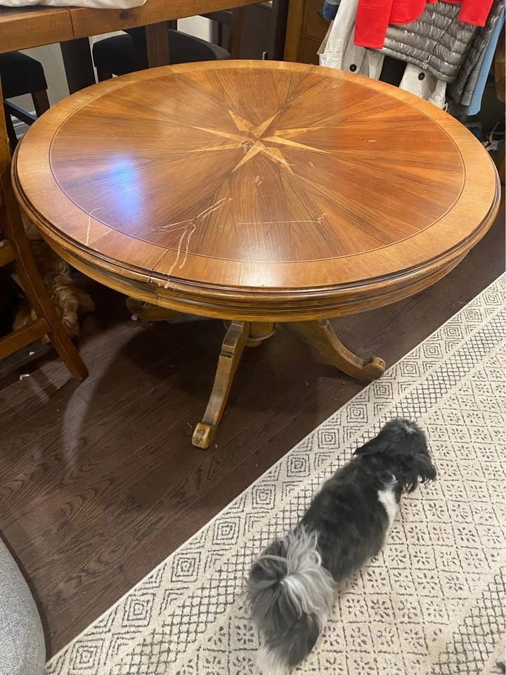 Round Starburst Inlay Table - Interview with the Vampire - photo 2