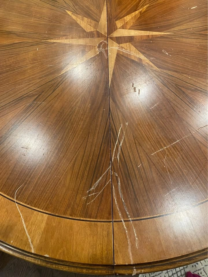 Round Starburst Inlay Table - Interview with the Vampire - photo 4