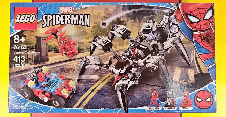 Lego Marvel 76163 Venom Crawler w/ Spiderman/Iron Venom/Carnage
