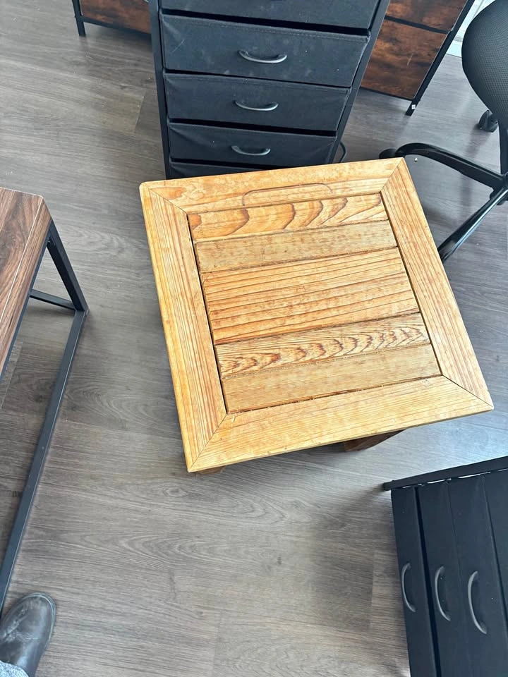 Pine side table