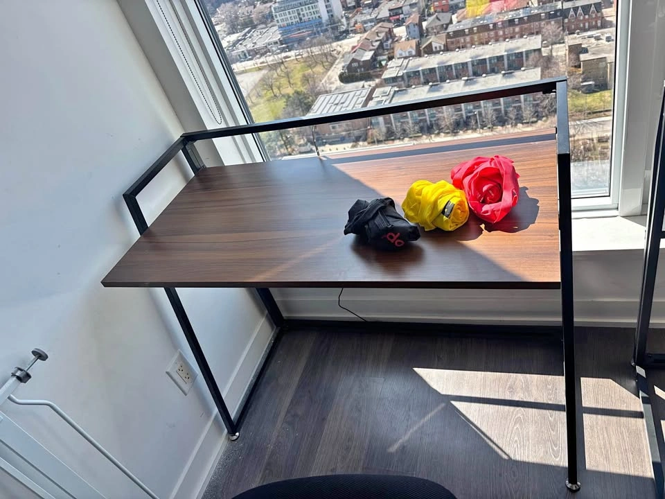 Rustic brown folding desk
