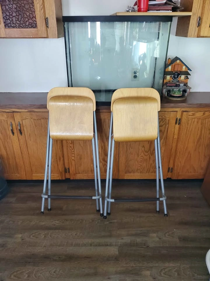 Bar Stools, Folding - pair of 2 - photo 3