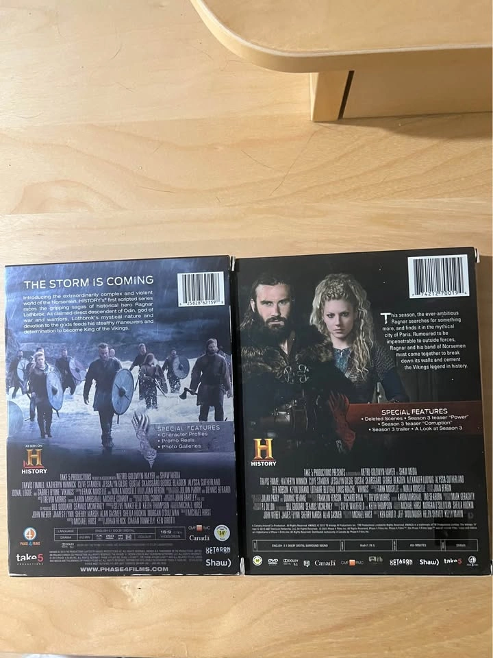 Vikings TV Series Seasons 1 & 3 DVD - photo 2