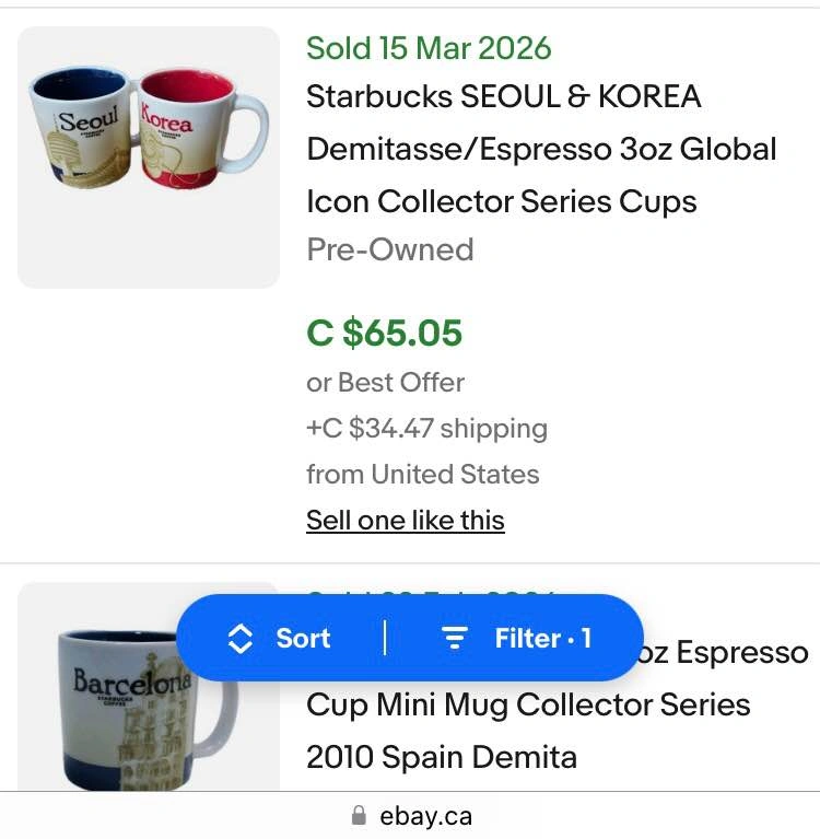 Starbucks Collector Series Phuket Thailand Espresso Mugs (2oz) - photo 5