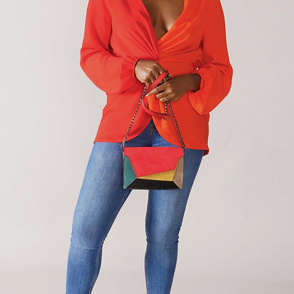 $30 - Color Block Crossbody Bag (NEW with Tags) - photo 4