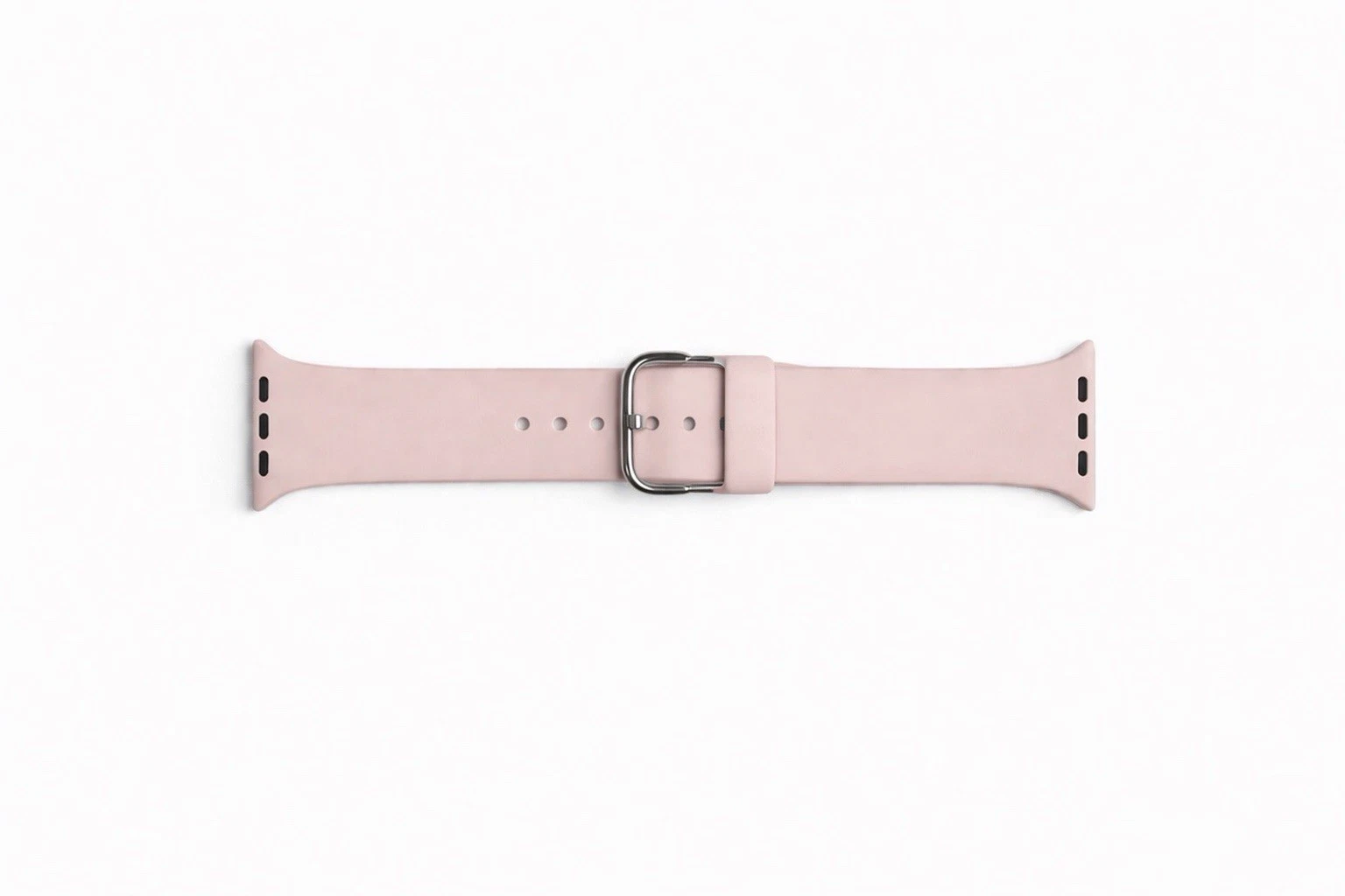 Blush Pink Silicone Apple Watch Strap 42/44/45/49mm