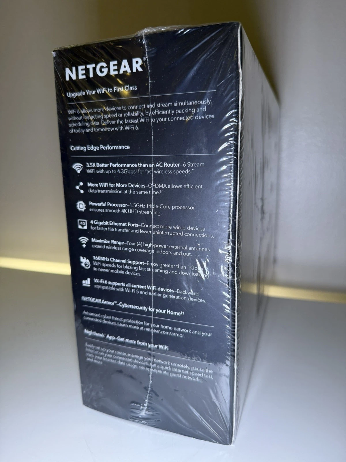 NETGEAR Nighthawk AX6 RAX45 Wi-Fi 6 Router - photo 2