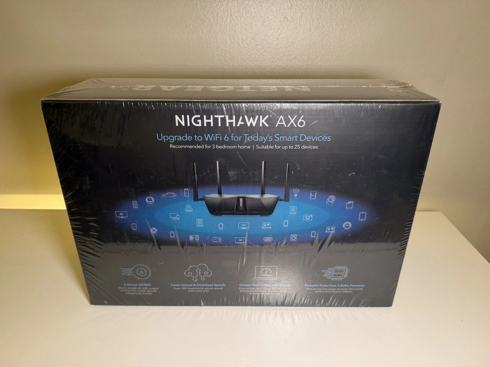 NETGEAR Nighthawk AX6 RAX45 Wi-Fi 6 Router - photo 3