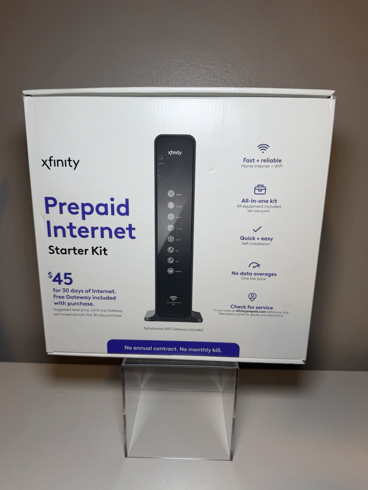 Xfinity Router-Modem Combo Wi-Fi Cable Modem Black