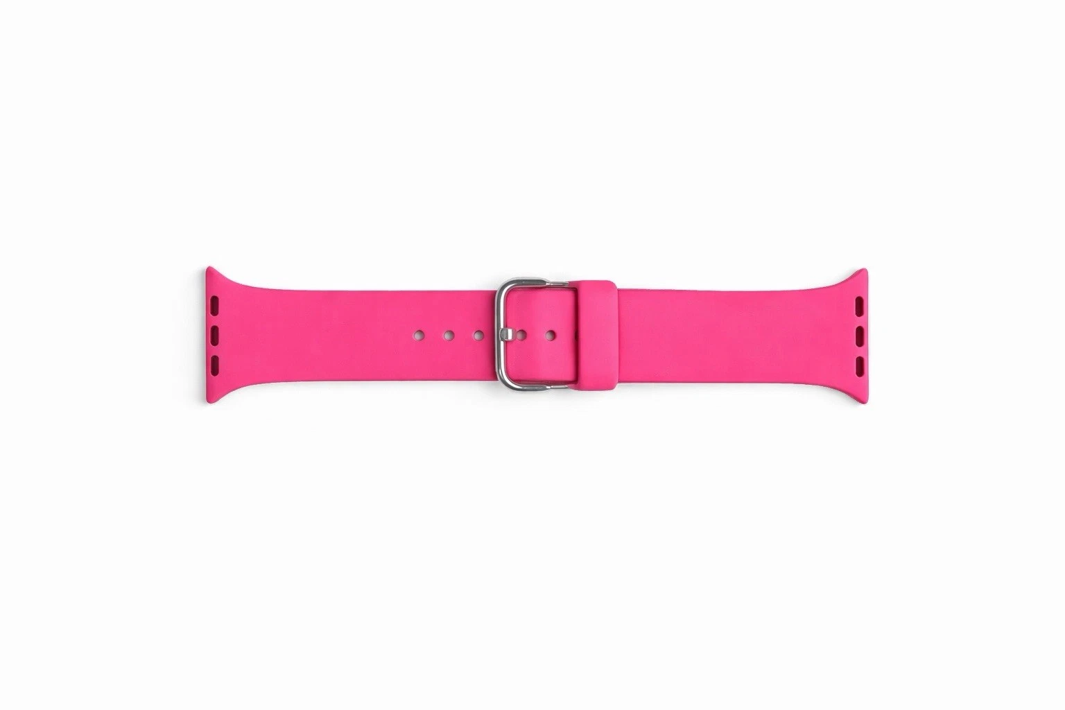 Hot Pink Silicone Strap for Apple Watch 42/44/45/49mm