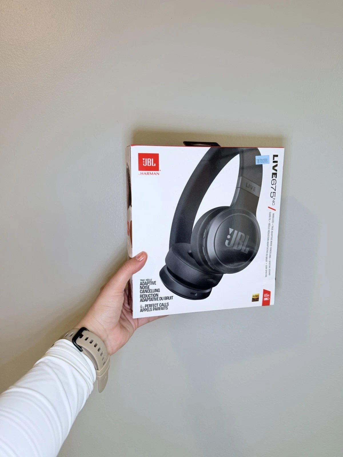 JBL LIVE 675NC Wireless Headphones Black