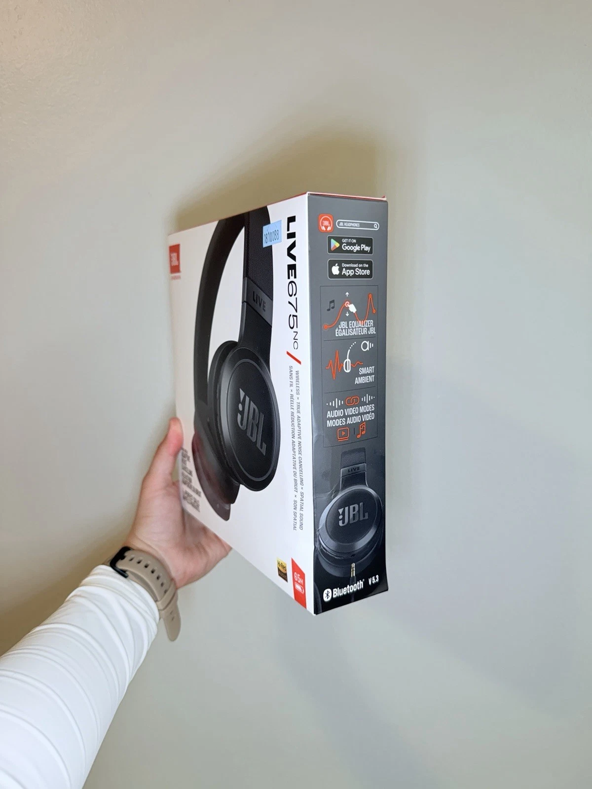 JBL LIVE 675NC Wireless Headphones Black - photo 2