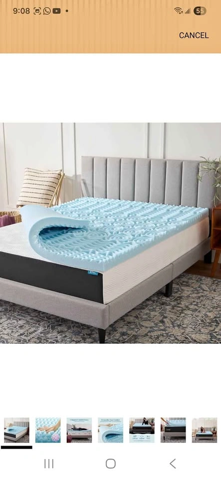 3 inch Queen Mattress Topper New