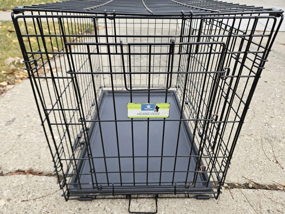 30" Double Door Folding Crate