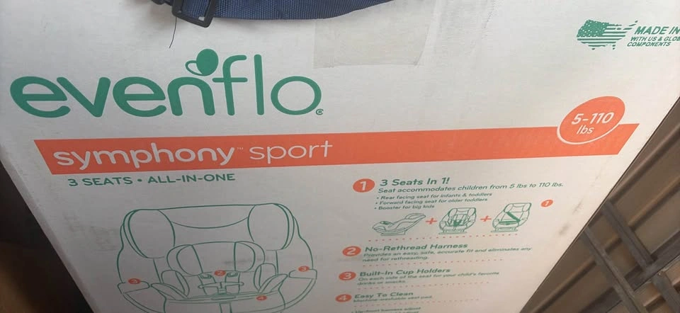 Evenflo Symphony Sport 3-in-1 Car Seat - photo 5