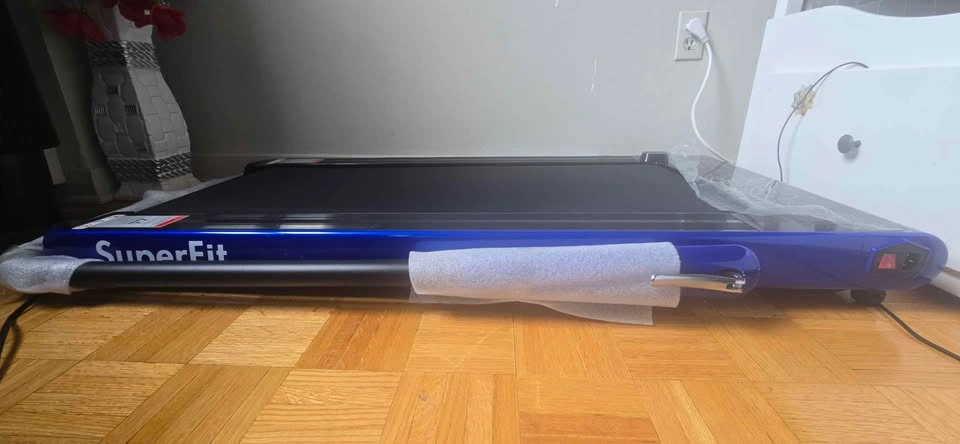 Goplus 2 in 1 Folding Treadmill, 2.25HP Under Desk Electric Trea - photo 2