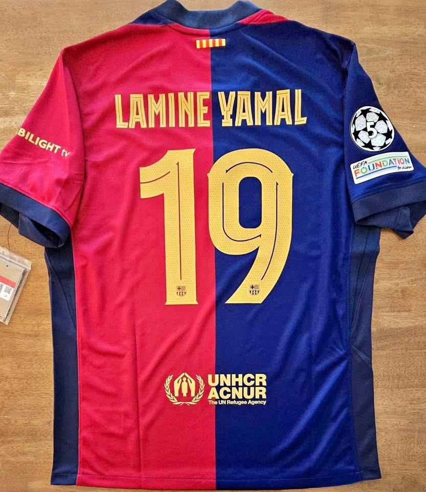 2025 FC Barcelona #19 LAMINE YAMAL Soccer Jersey