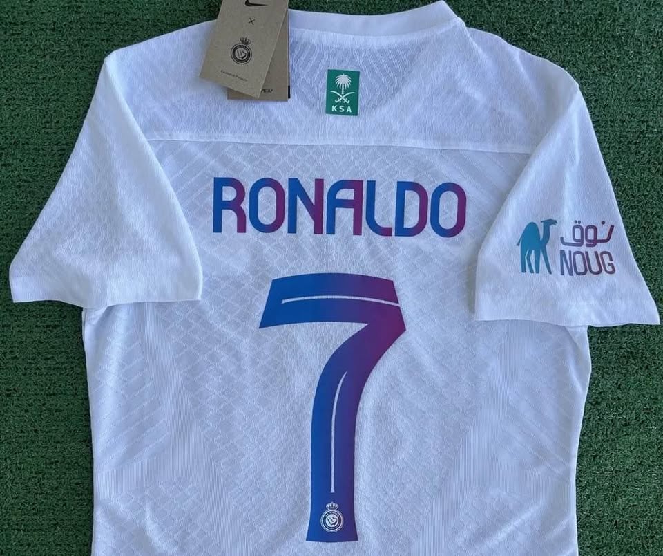 Cristiano Ronaldo- Al-Nassr FC 2023-3rd Kit Jersey - White - photo 2