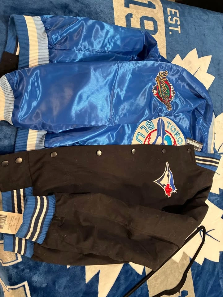 1992/93 Back to Back Blue Jays World Series Jacket - photo 3