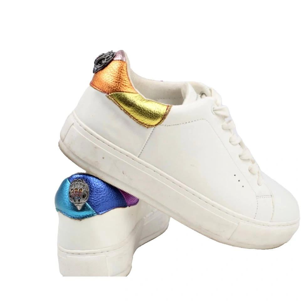 Kurt Geiger London Laney Eagle White Leather Sneakers Size 39