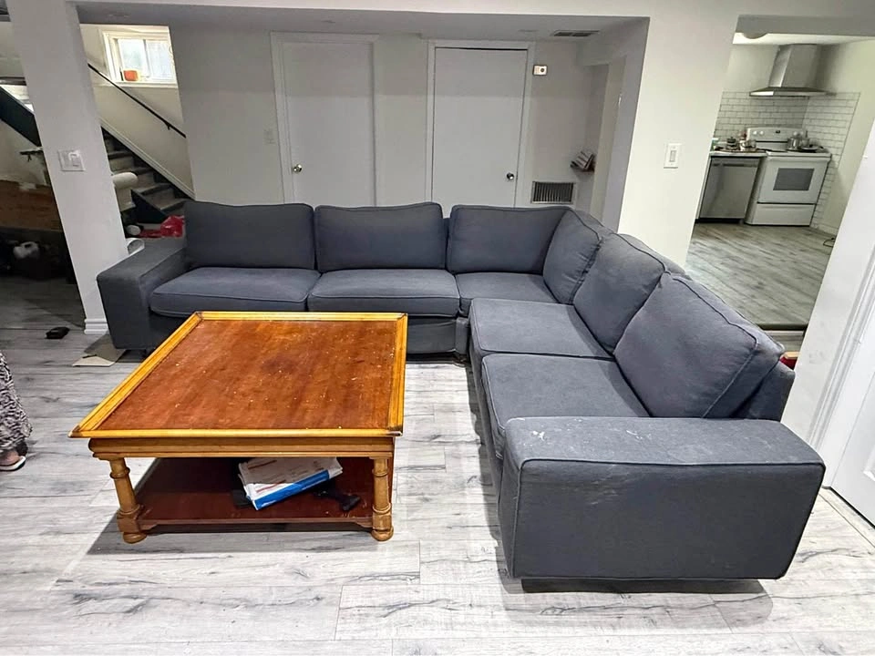 Large Square Wood Coffee Table