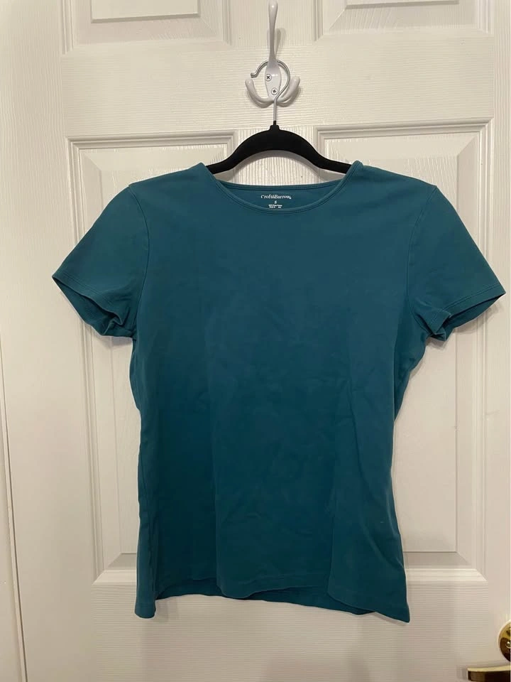 V-Neck & Crew Tee Tops, S & M - photo 2