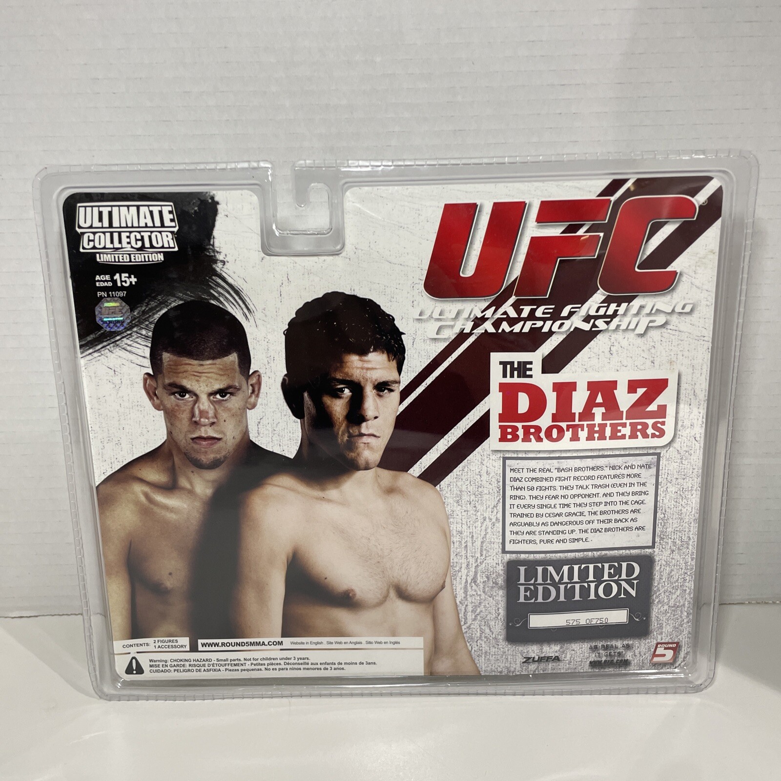 Round 5 UFC The Diaz Brothers - LE Signed Nick Nate Diaz & Cesar - photo 5