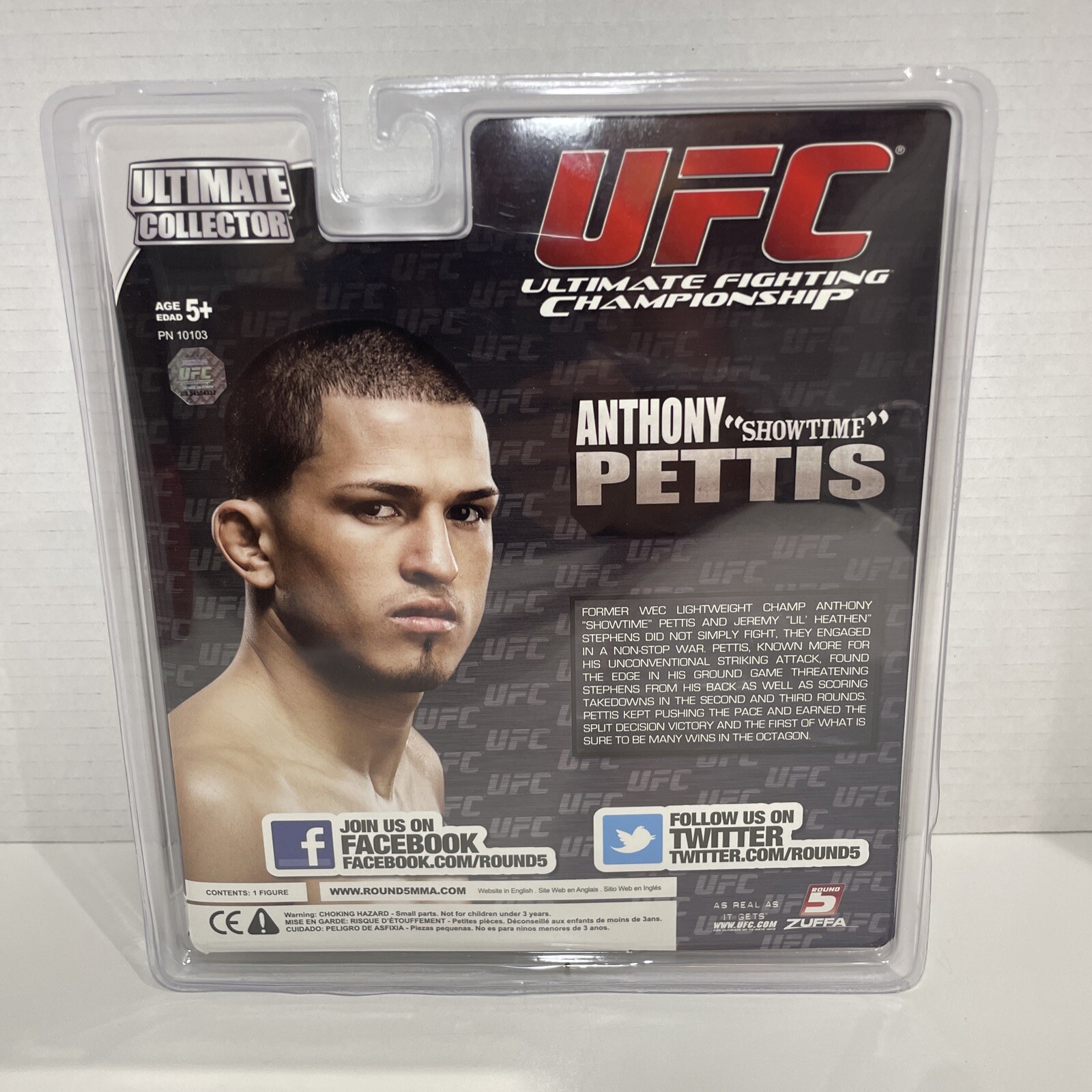 UFC ROUND 5 ANTHONY PETTIS ACTION FIGURE ULTIMATE COLLECTOR - photo 5