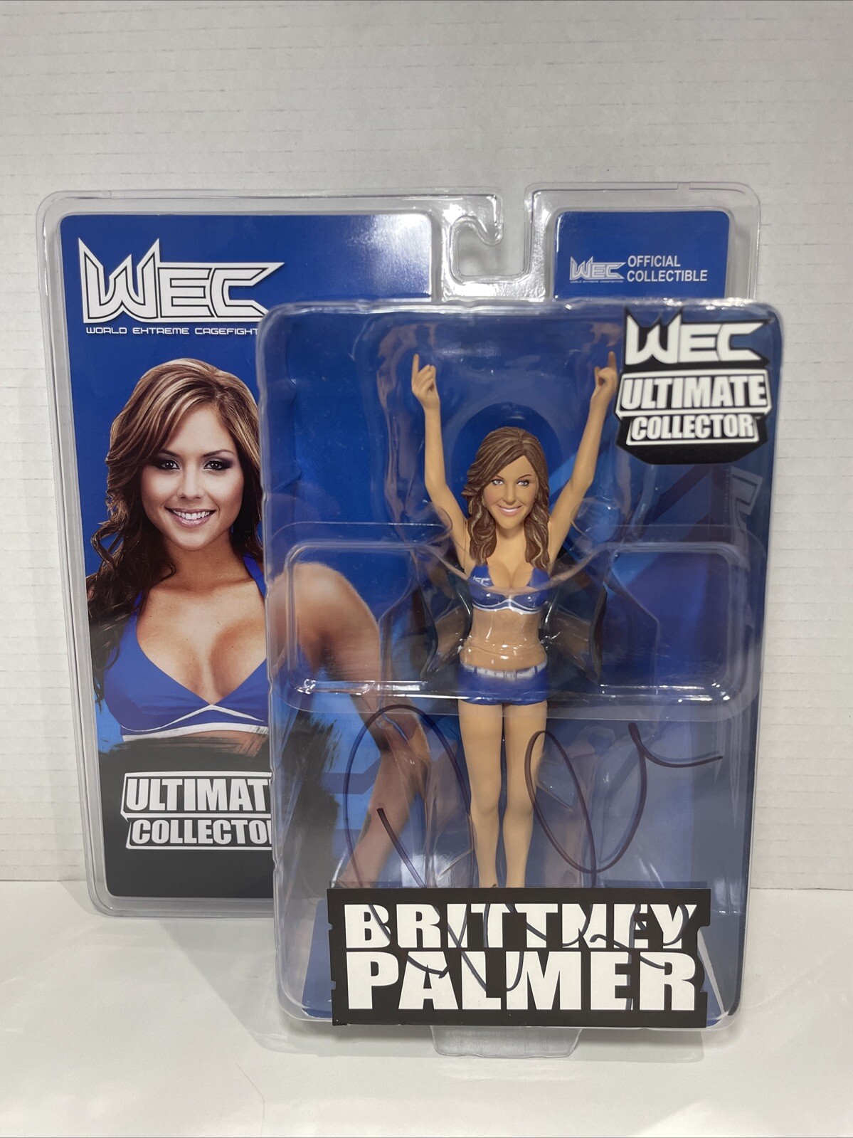 Brittney Palmer UFC Round 5 Action Figure SIGNED