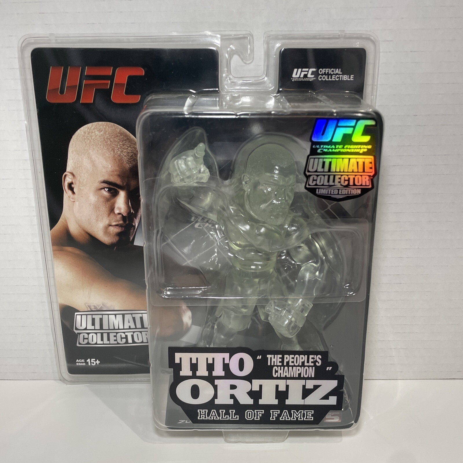 FIGURE UFC TITO ORTIZ TRANSPARENTE ULTIMATE COLLECTOR LIMITED ED