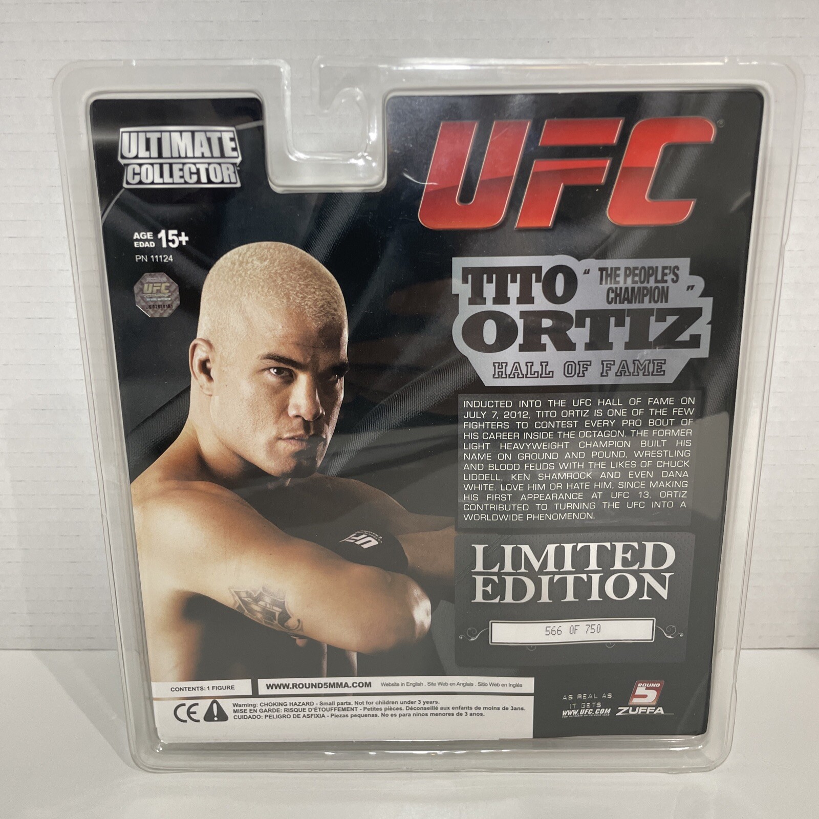 FIGURE UFC TITO ORTIZ TRANSPARENTE ULTIMATE COLLECTOR LIMITED ED - photo 5