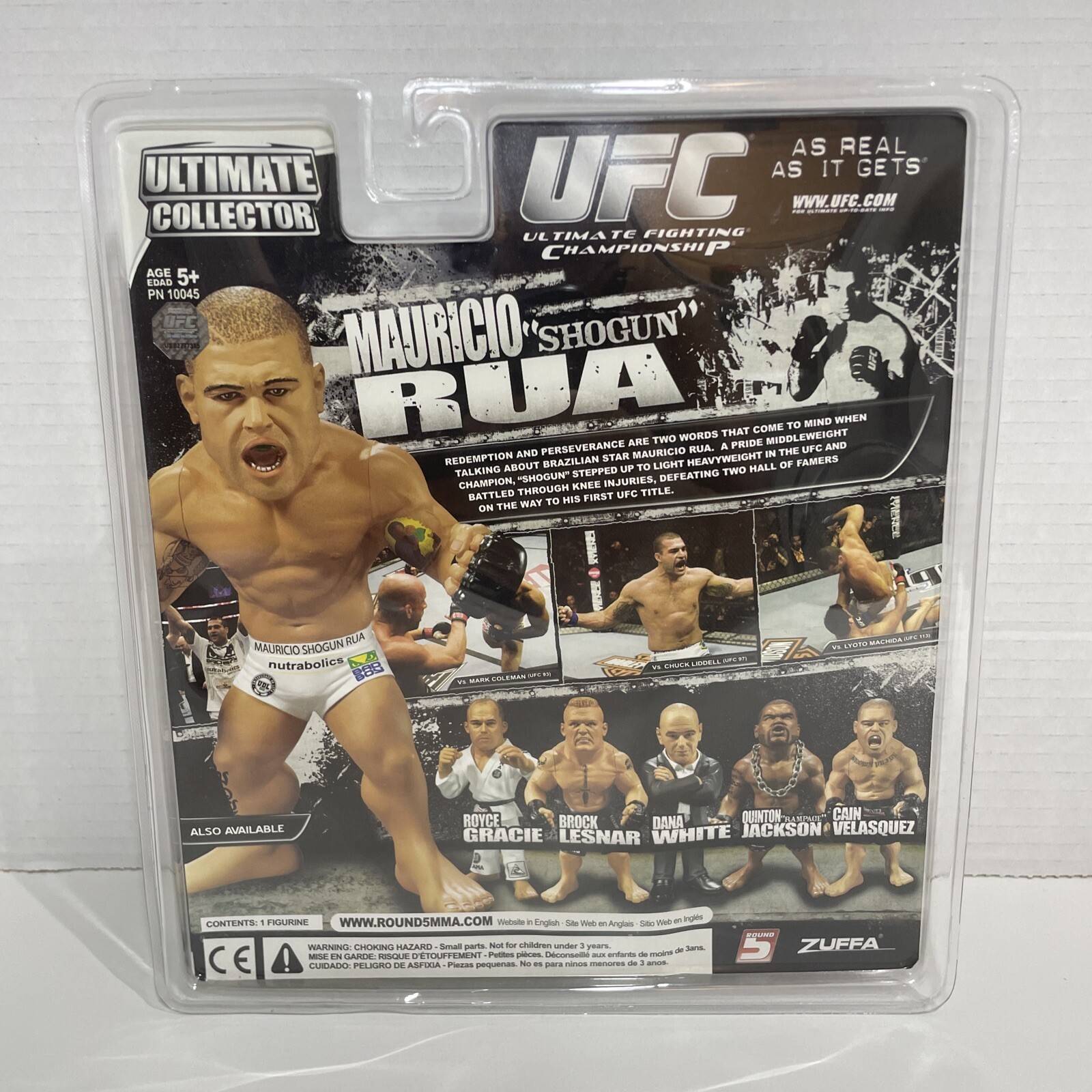 Round 5 Shogun Rua UFC Ultimate Collector SIGNED Action Figure - photo 5