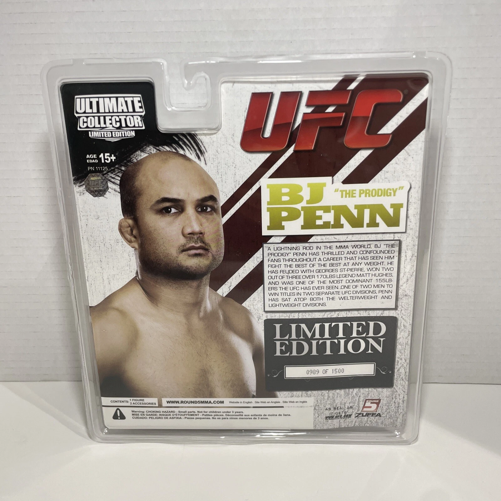 Round 5 UFC BJ Penn Limited Edition Championship Edition W/ Two - photo 5