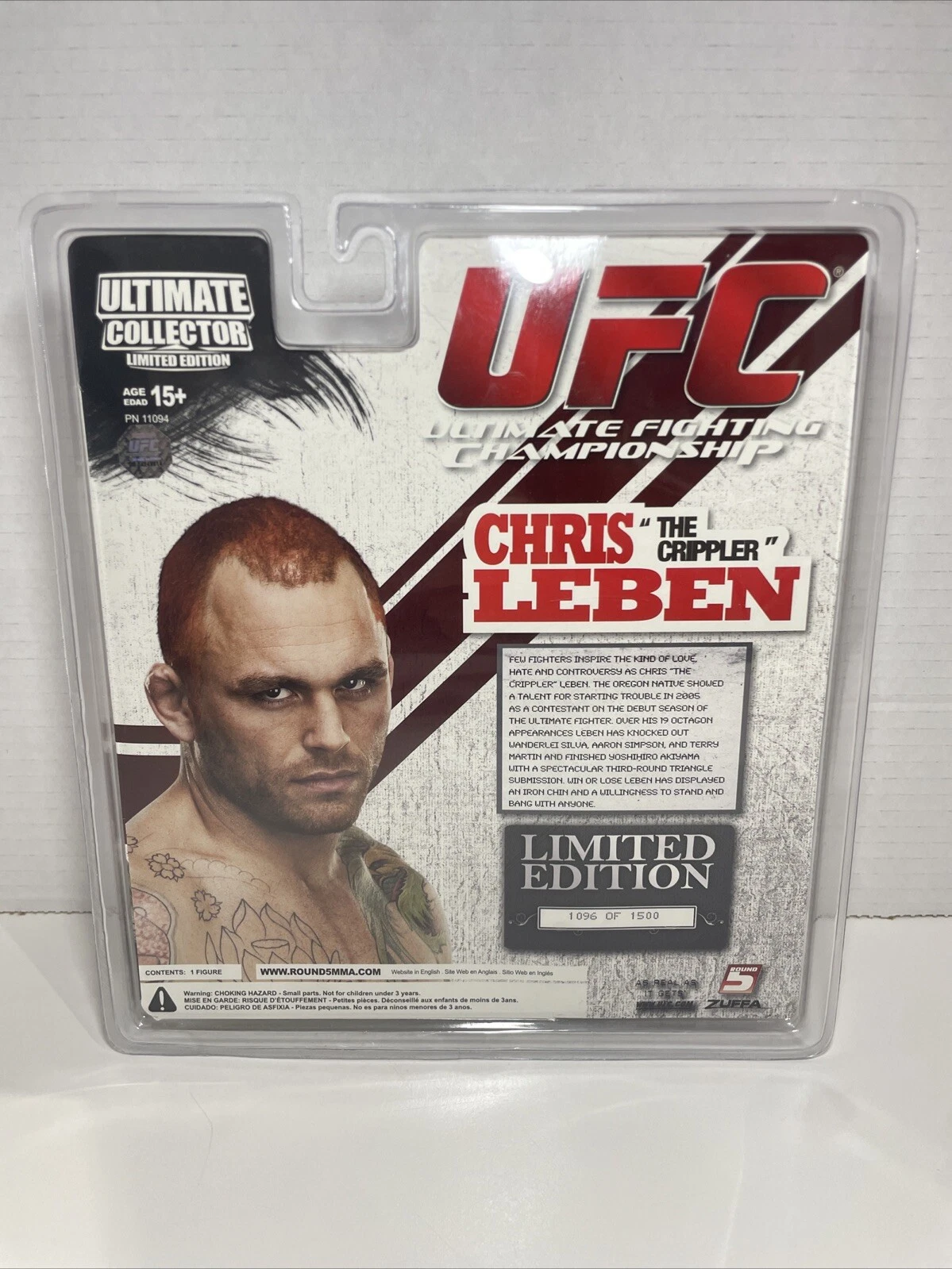 Chris Leben Round 5 UFC Collector Limited Edition With Tshirt - photo 5